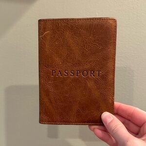 Like New ✨ Brown Leather Passport Holder